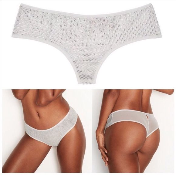 Victoria's Secret Other - ▪️Victoria’s Secret Rhinestone Hipster Thong Panty